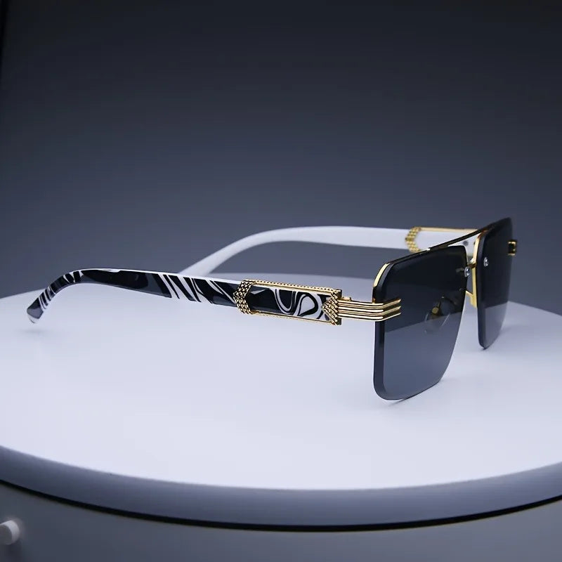 Gafas de Sol Sin Montura – Estilo Clásico y Minimalista Unisex