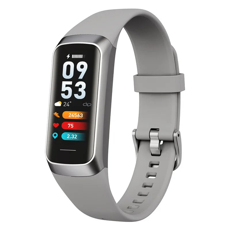 Pulsera Inteligente AMOLED – Monitor de Oxígeno en Sangre y Salud