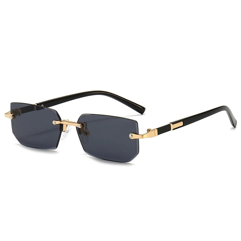 Gafas de Sol Rectangulares Sin Montura – Estilo Minimalista Unisex UV400