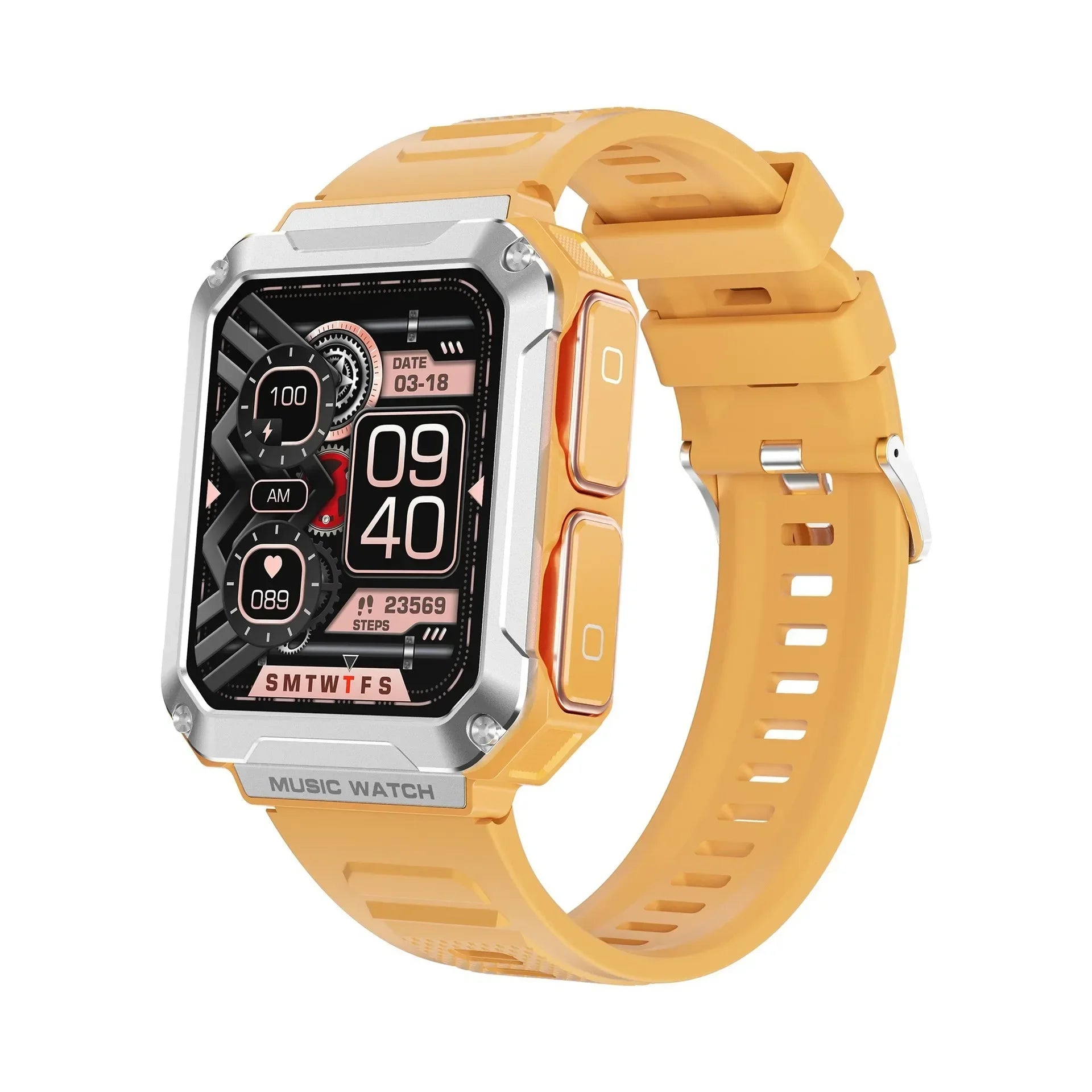 Smartwatch Deportivo 2 en 1 con Auriculares Bluetooth – Pantalla HD 1.96”