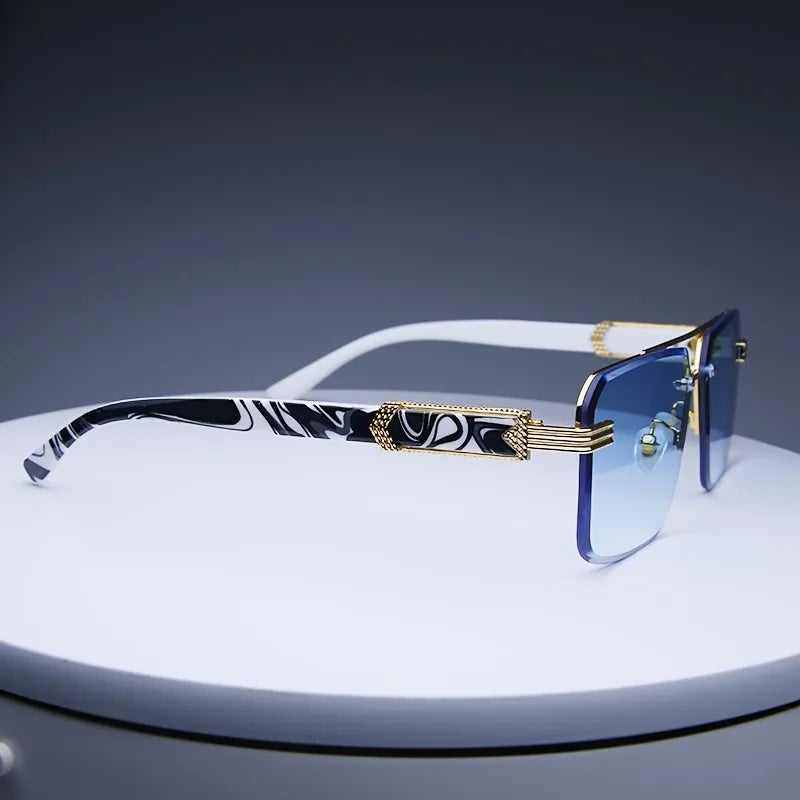 Gafas de Sol Sin Montura – Estilo Clásico y Minimalista Unisex