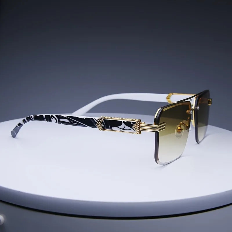 Gafas de Sol Sin Montura – Estilo Clásico y Minimalista Unisex