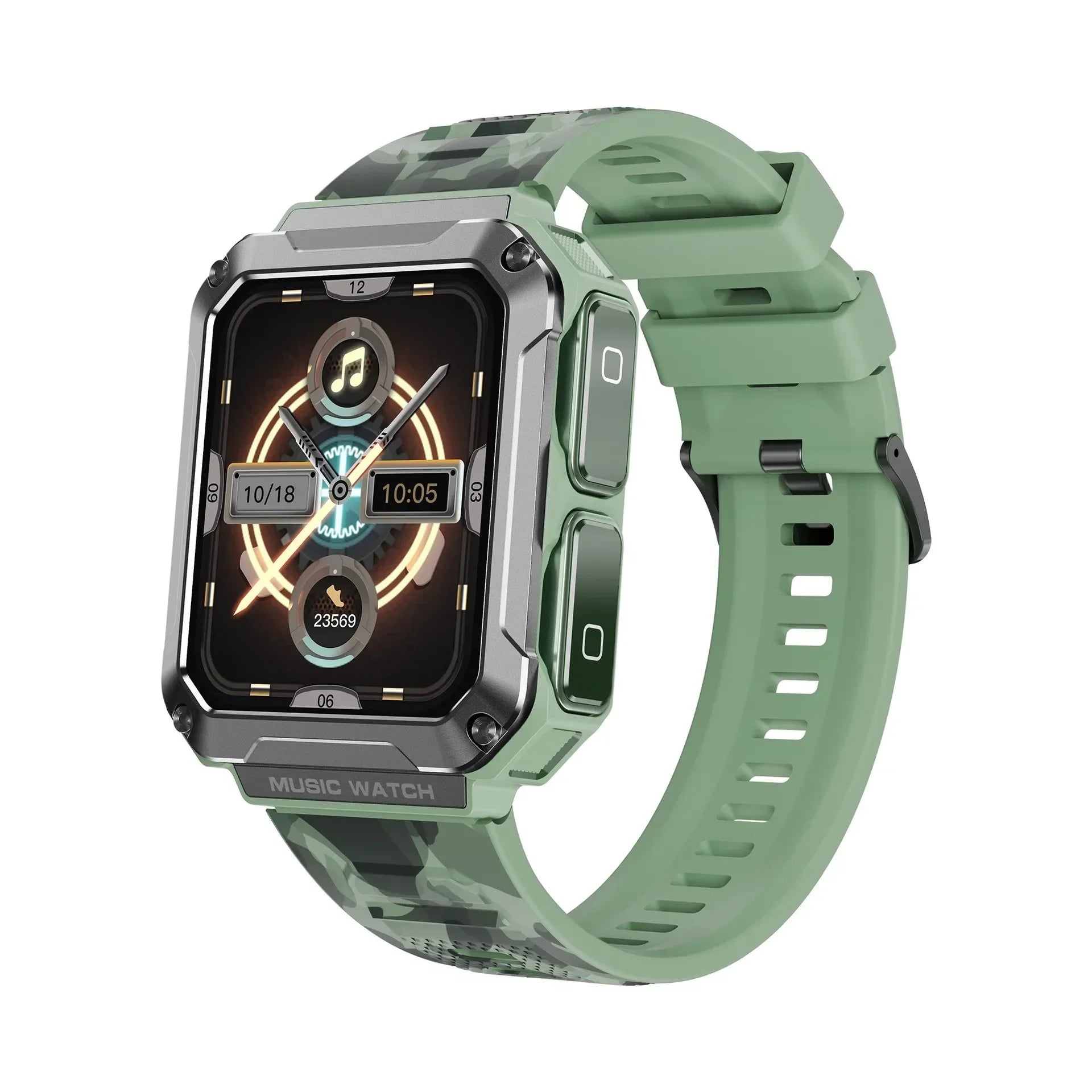 Smartwatch Deportivo 2 en 1 con Auriculares Bluetooth – Pantalla HD 1.96”